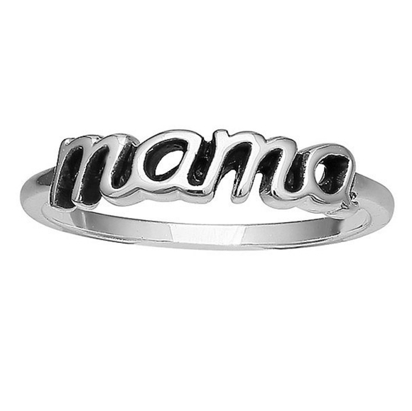 Promise Sterling silver Mama ring size 8 & 9 - Picture 3 of 4
